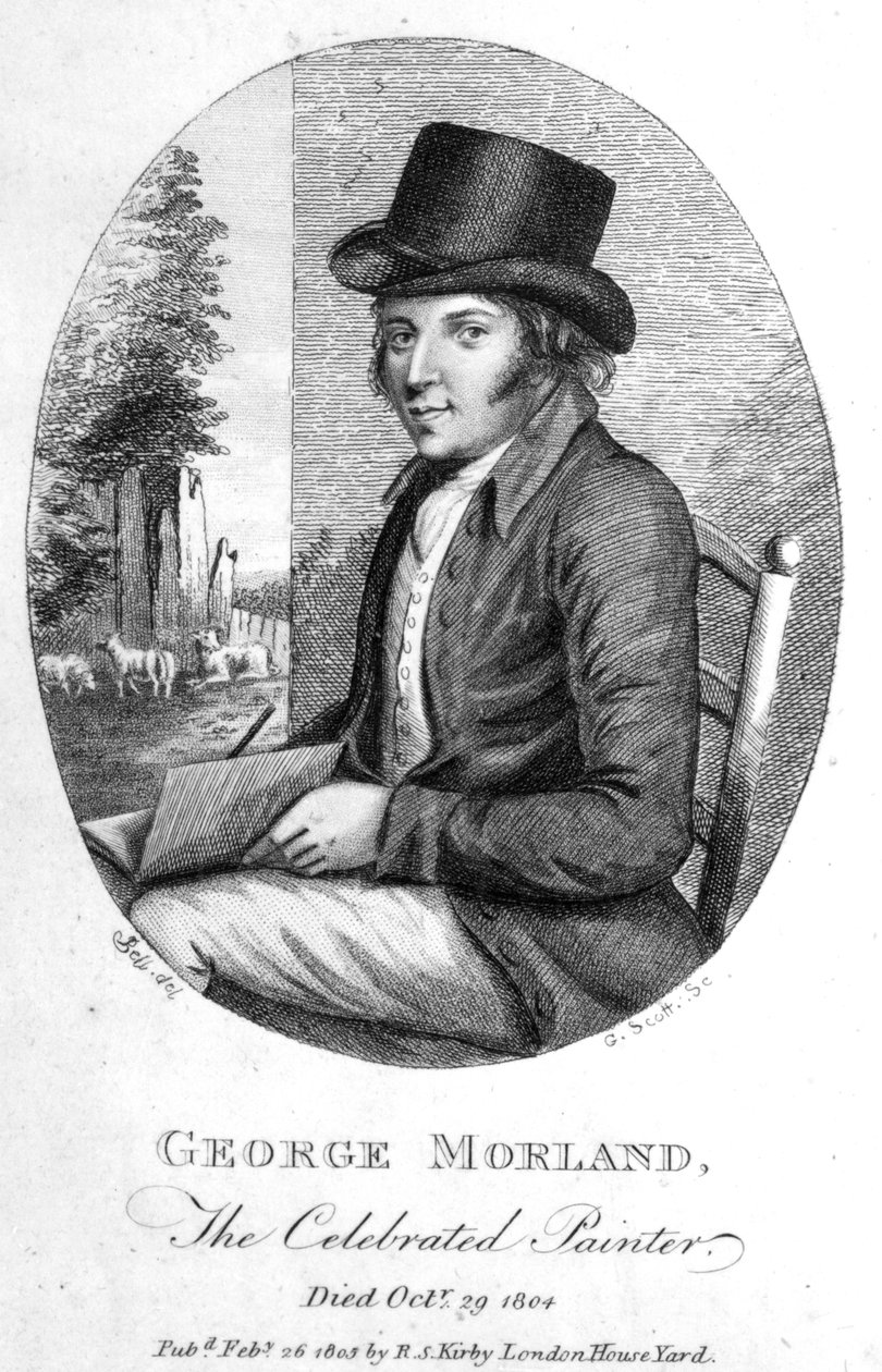 George Morland, inciso da G. Scott, 1805 da English School