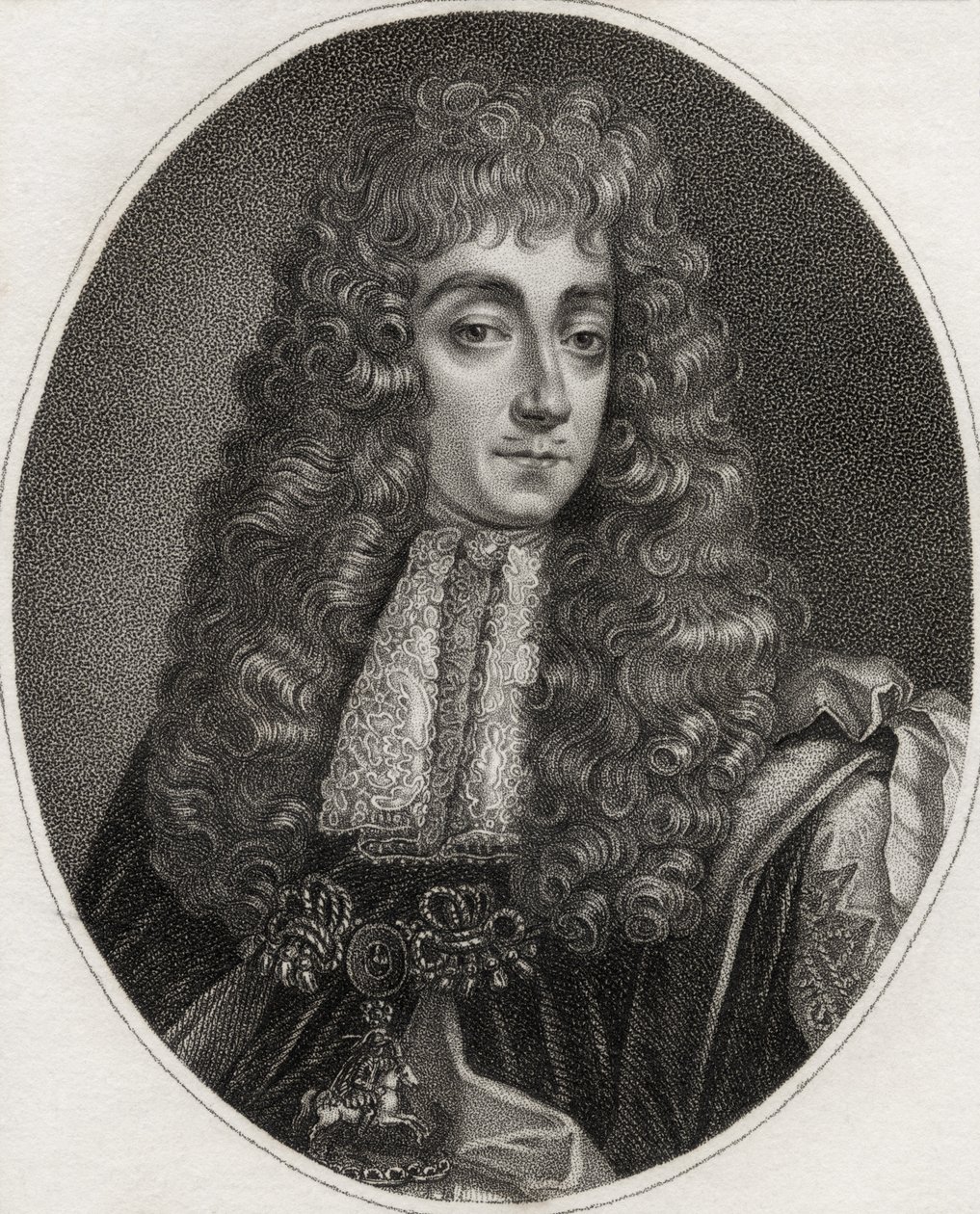George Villiers, inciso da Bocquet, illustrazione da 