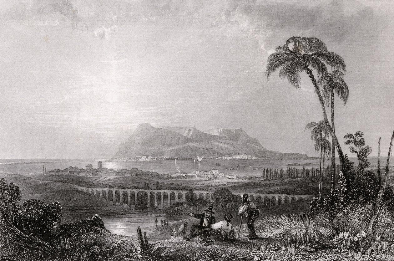 Gibilterra vista da Algeciras da English School