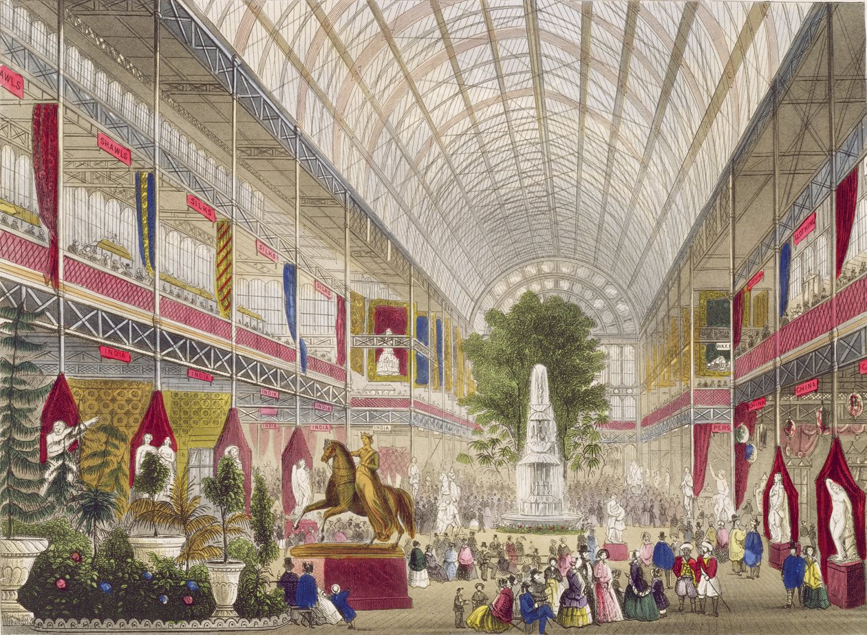 Grande Esposizione, 1851: Transetto Sud, dall