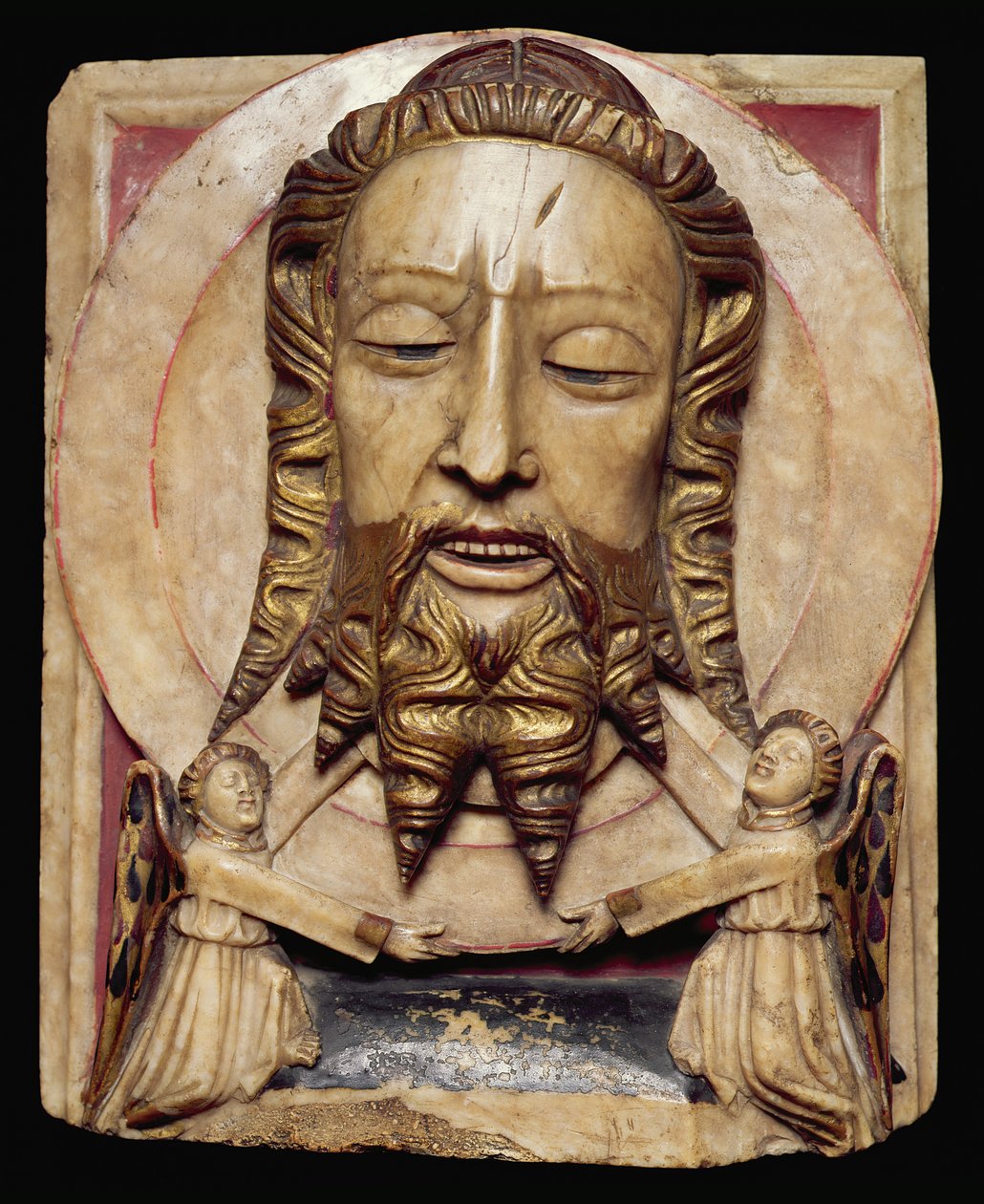 Testa di Giovanni Battista su un piatto, Nottingham, c.1450-1500 da English School