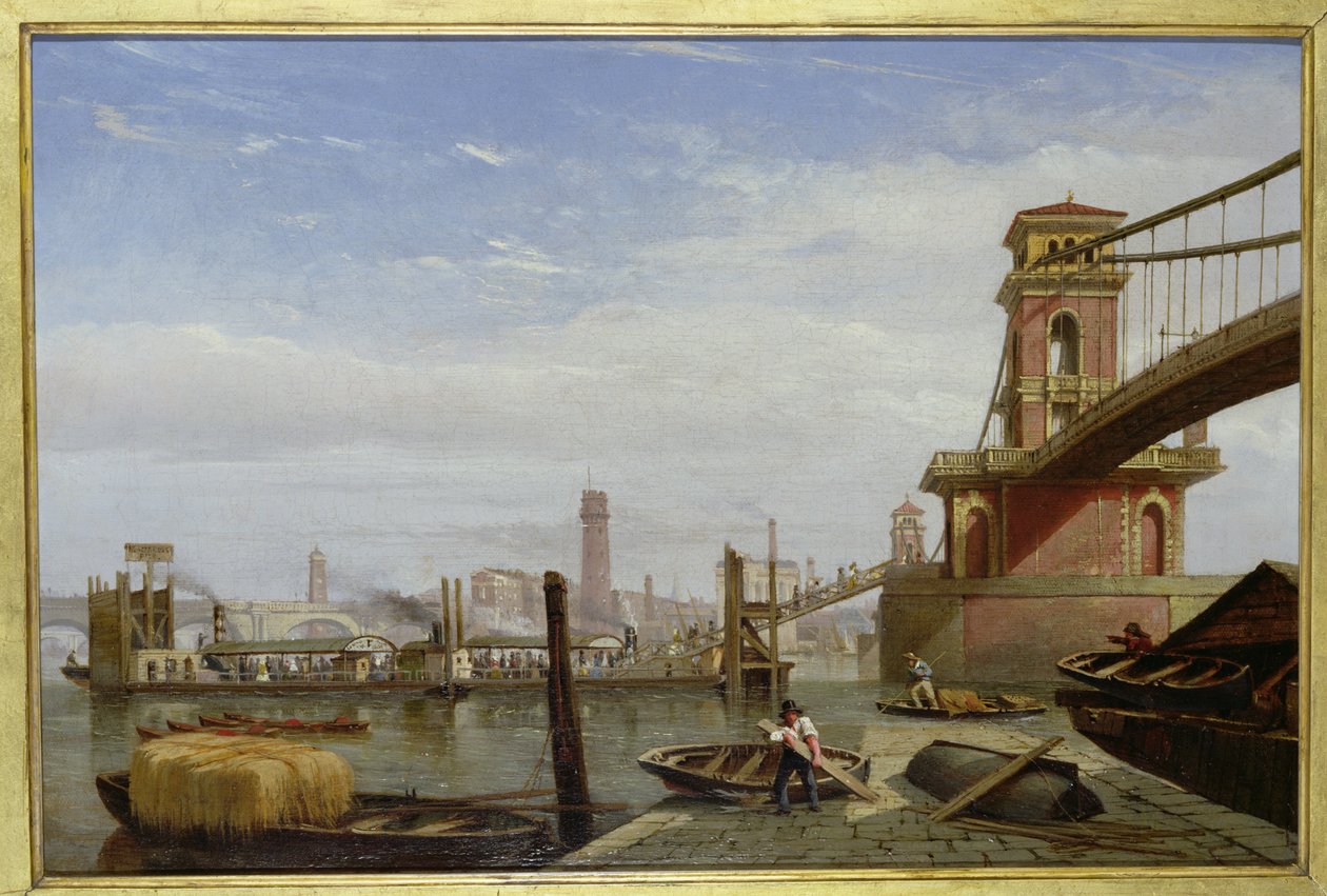 Molo di Hungerford, c.1850 da English School