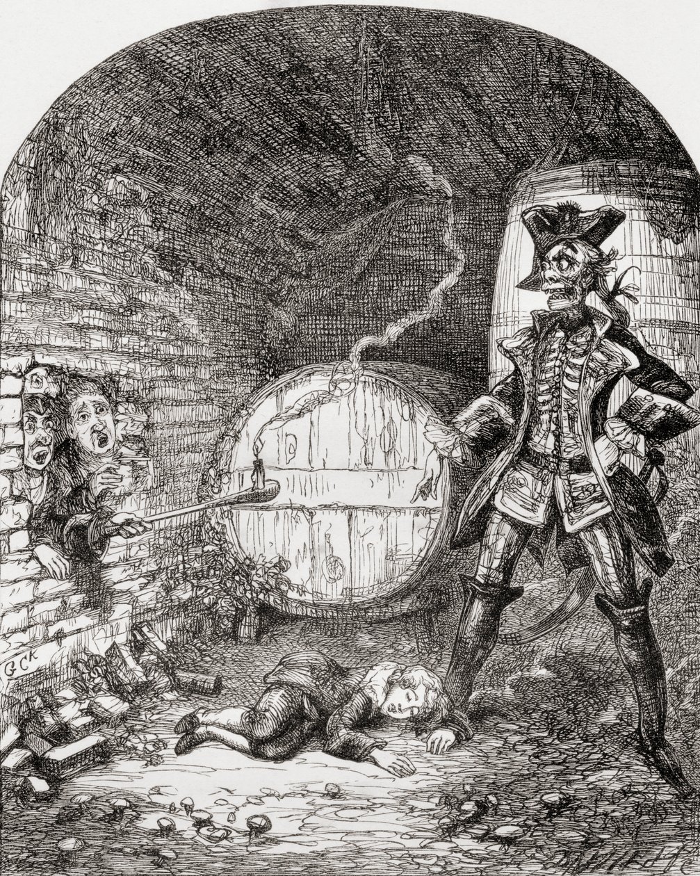 Illustrazione dopo George Cruikshank per la poesia 