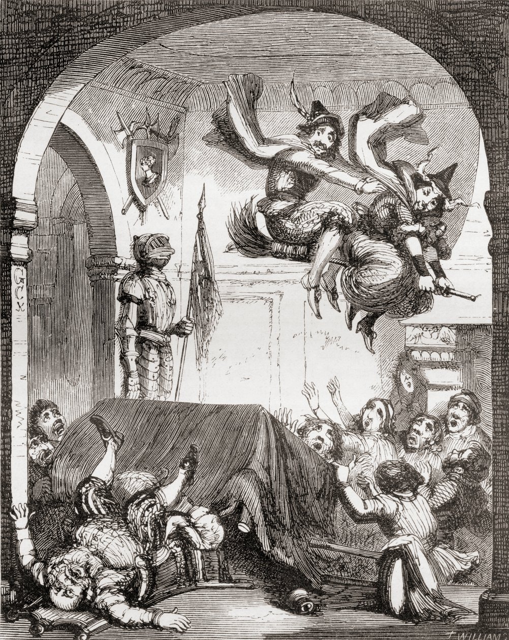 Illustrazione di George Cruikshank per la poesia 