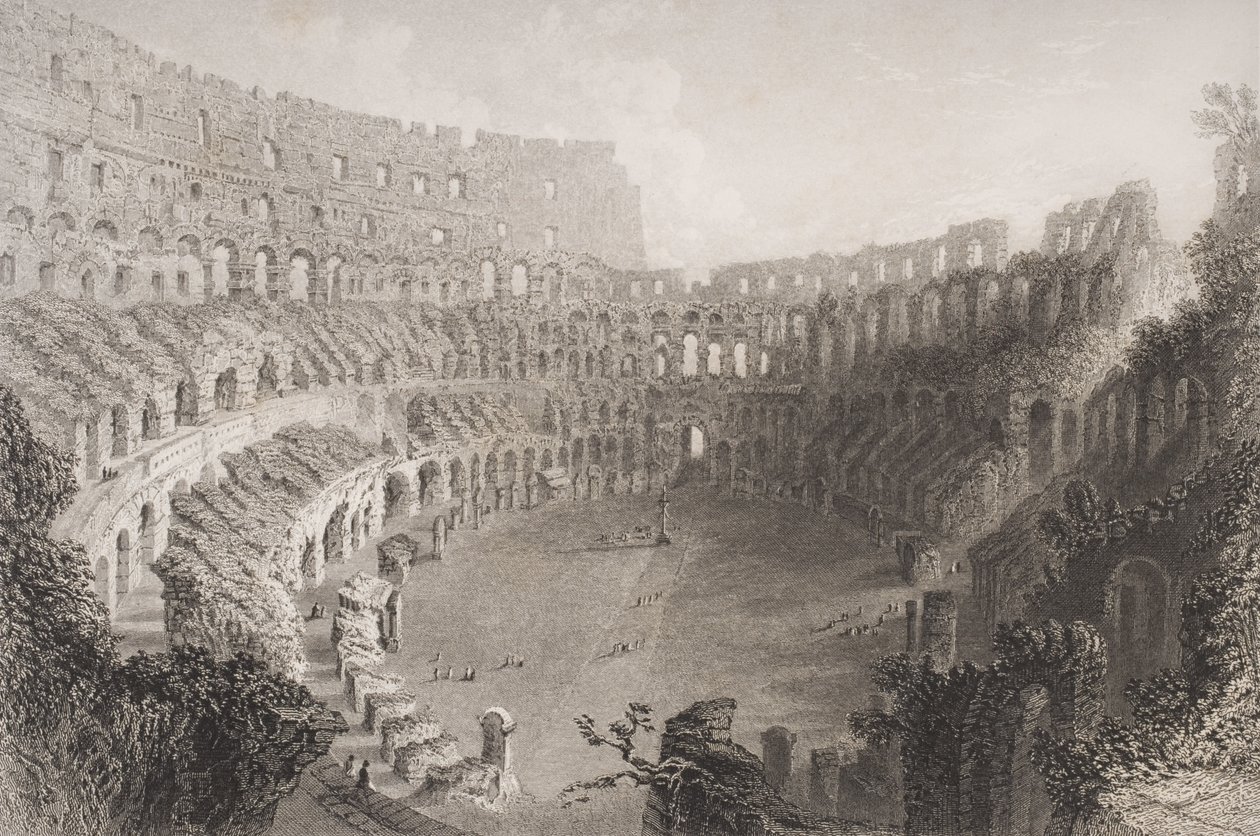 Interno del Colosseo, Roma da English School
