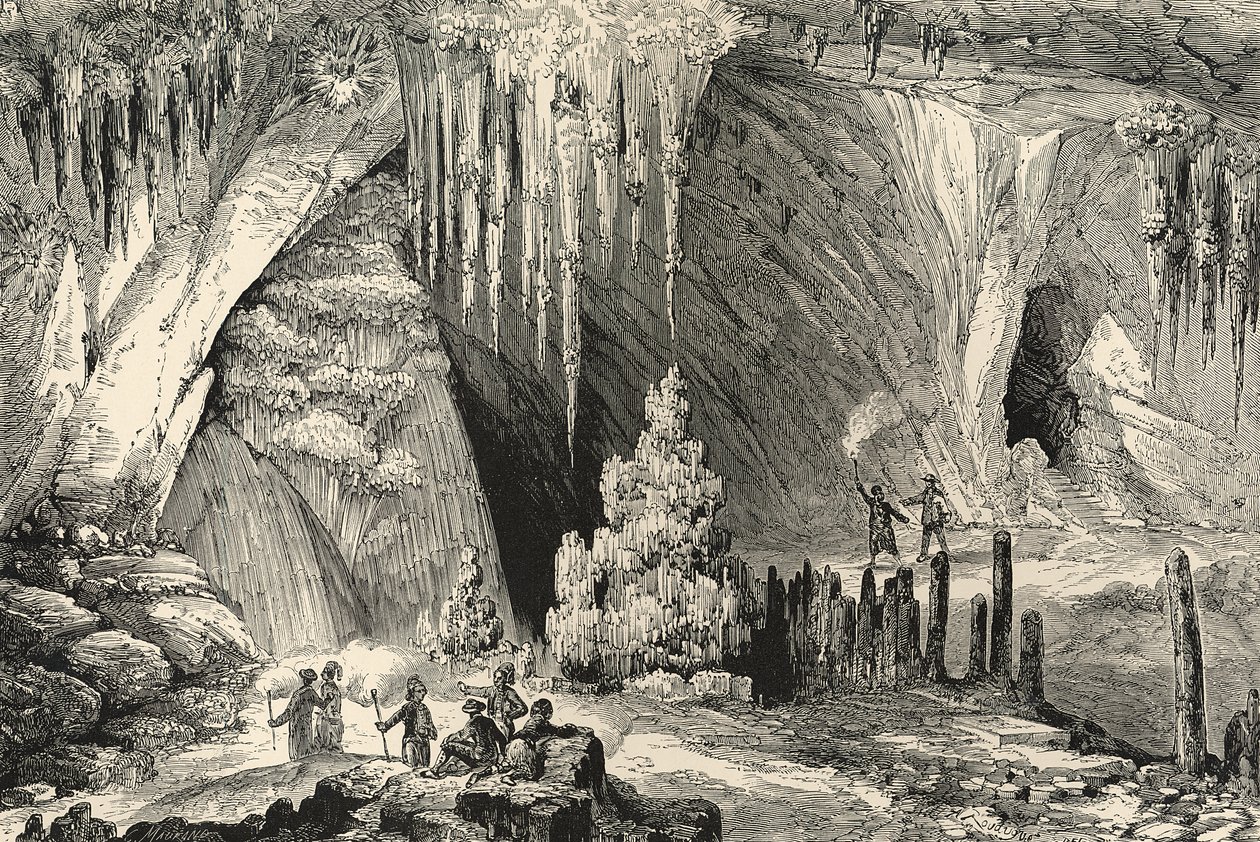 Interno della Grotta di Antiparos da English School