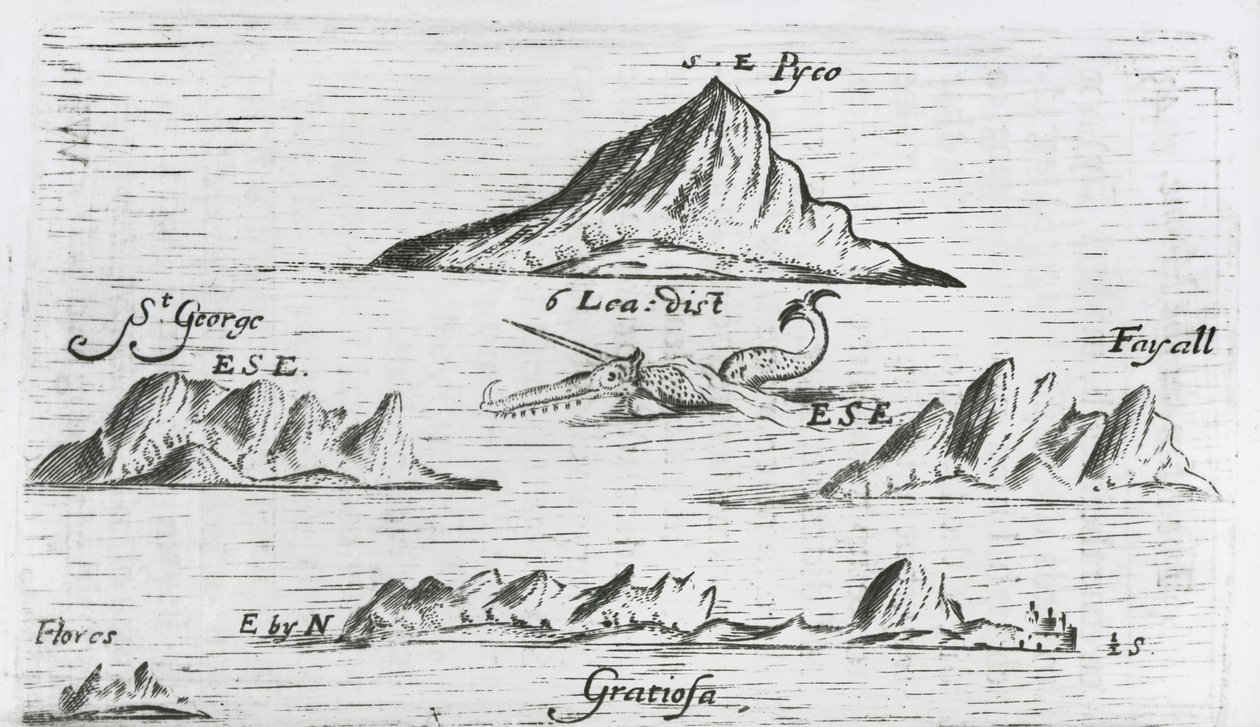 Isole delle Azzorre, c.1597 da English School