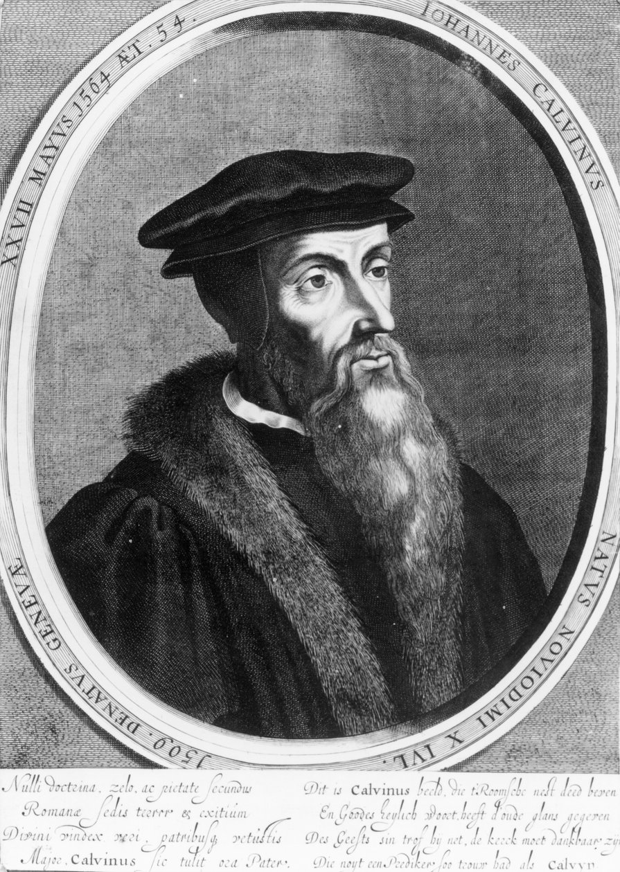 Giovanni Calvino (1509-64) da English School