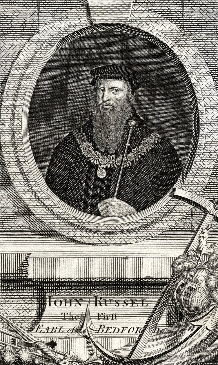 John Russell (1485-1555) 1º Conte di Bedford, da 