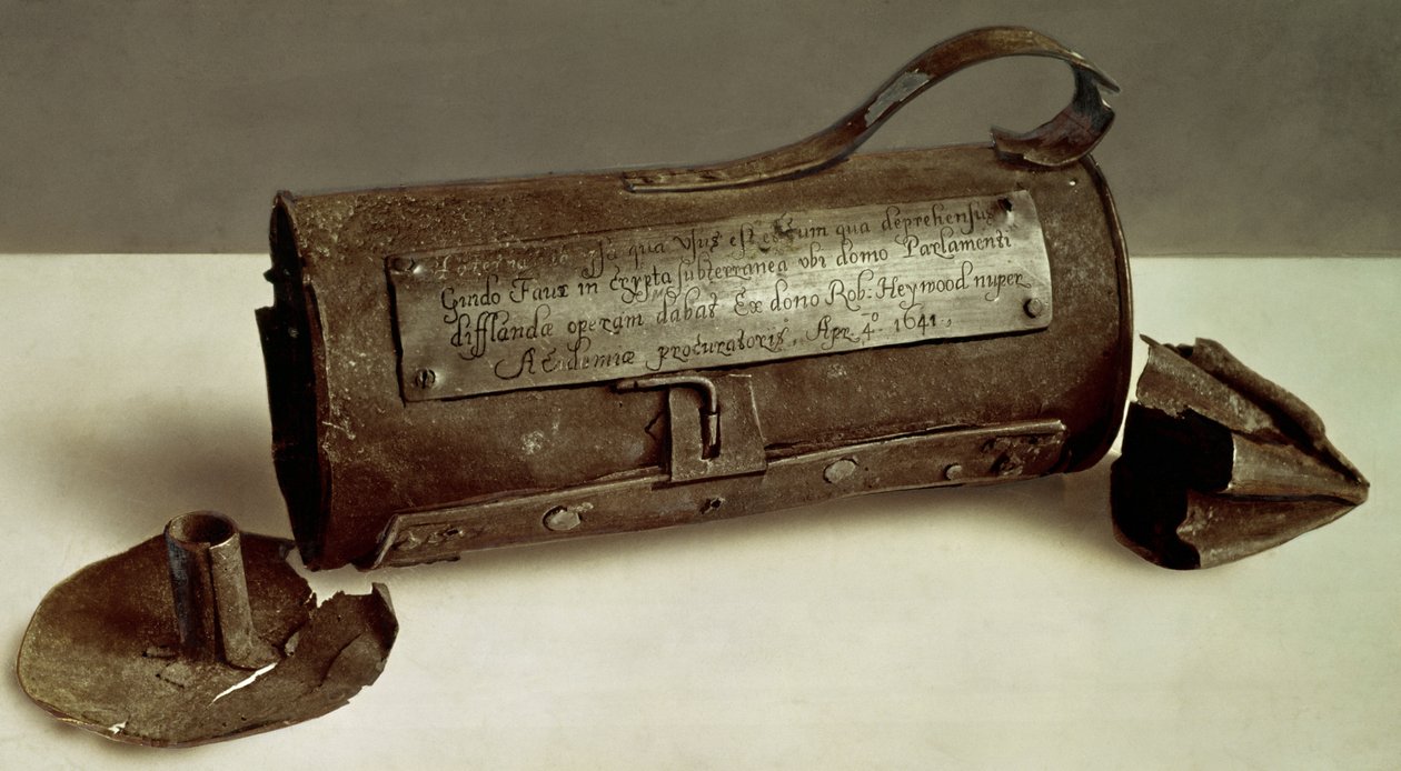 Lanterna appartenente a Guy Fawkes (1570-1606) da English School