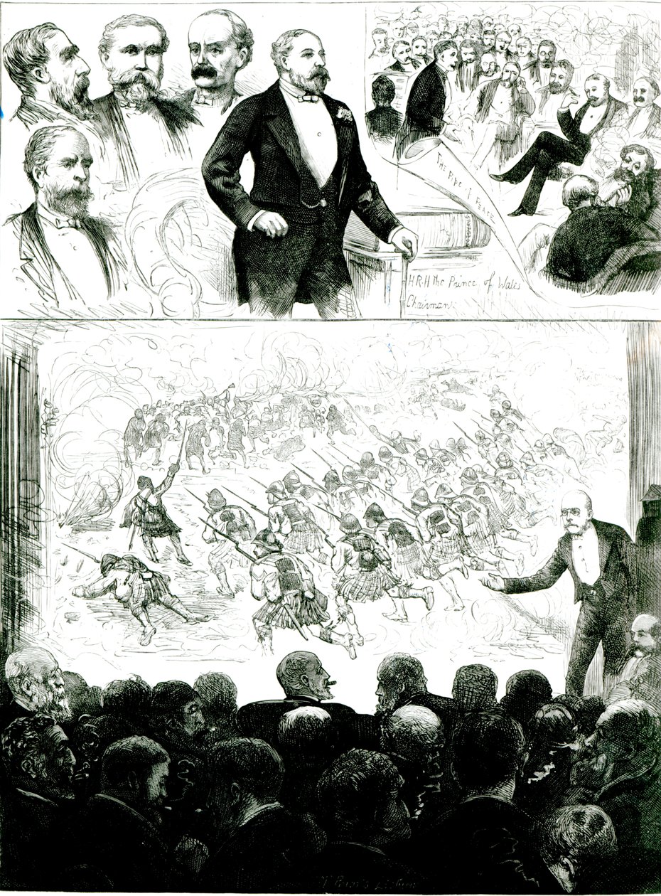 Lezione sulla guerra egiziana, 1883 da English School