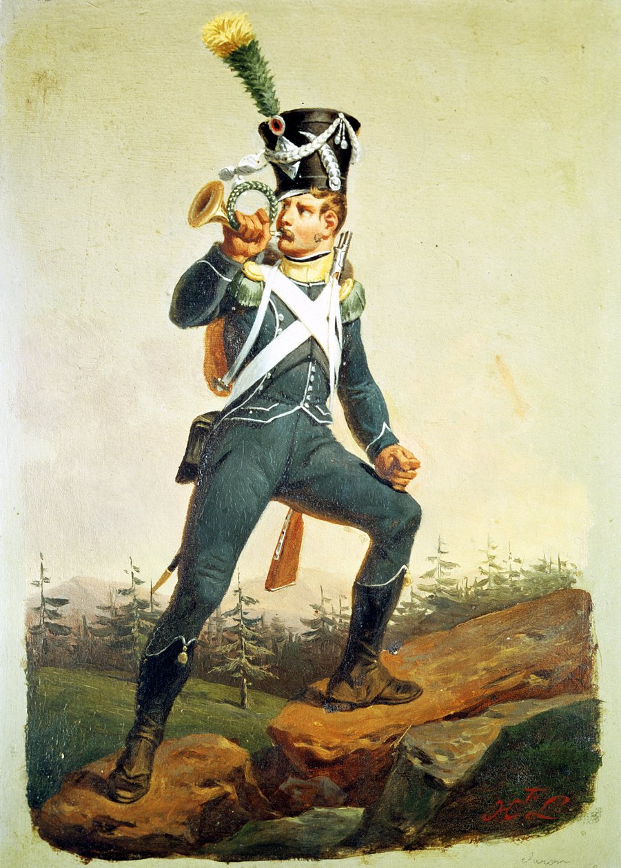 Alfiere di fanteria leggera, 1811 da English School
