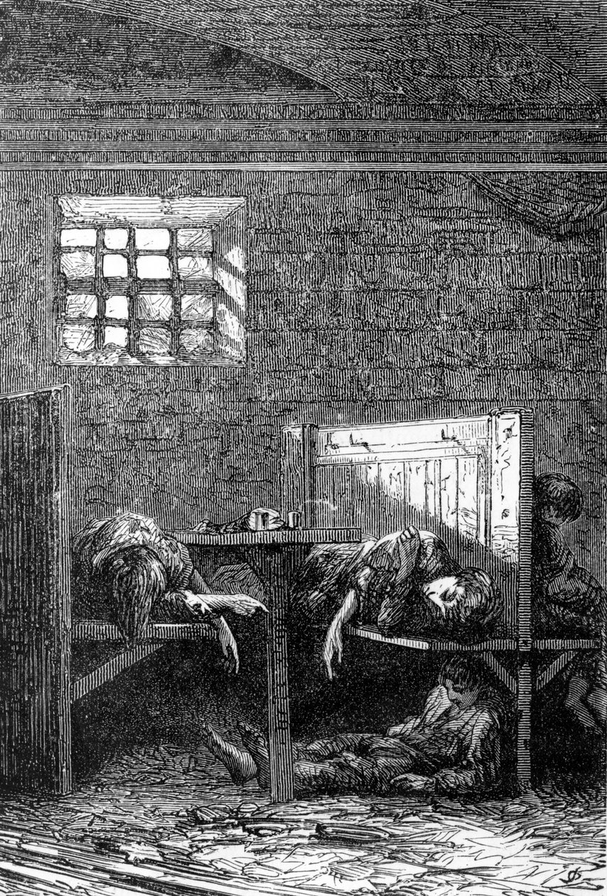 Piccoli vagabondi dormienti, illustrazione da 