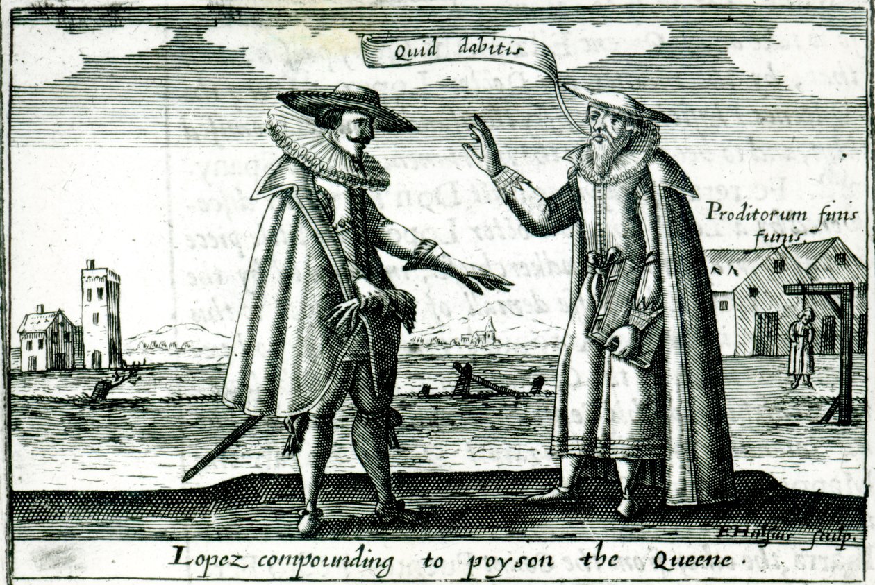 Lopez che complotta per avvelenare la regina da English School
