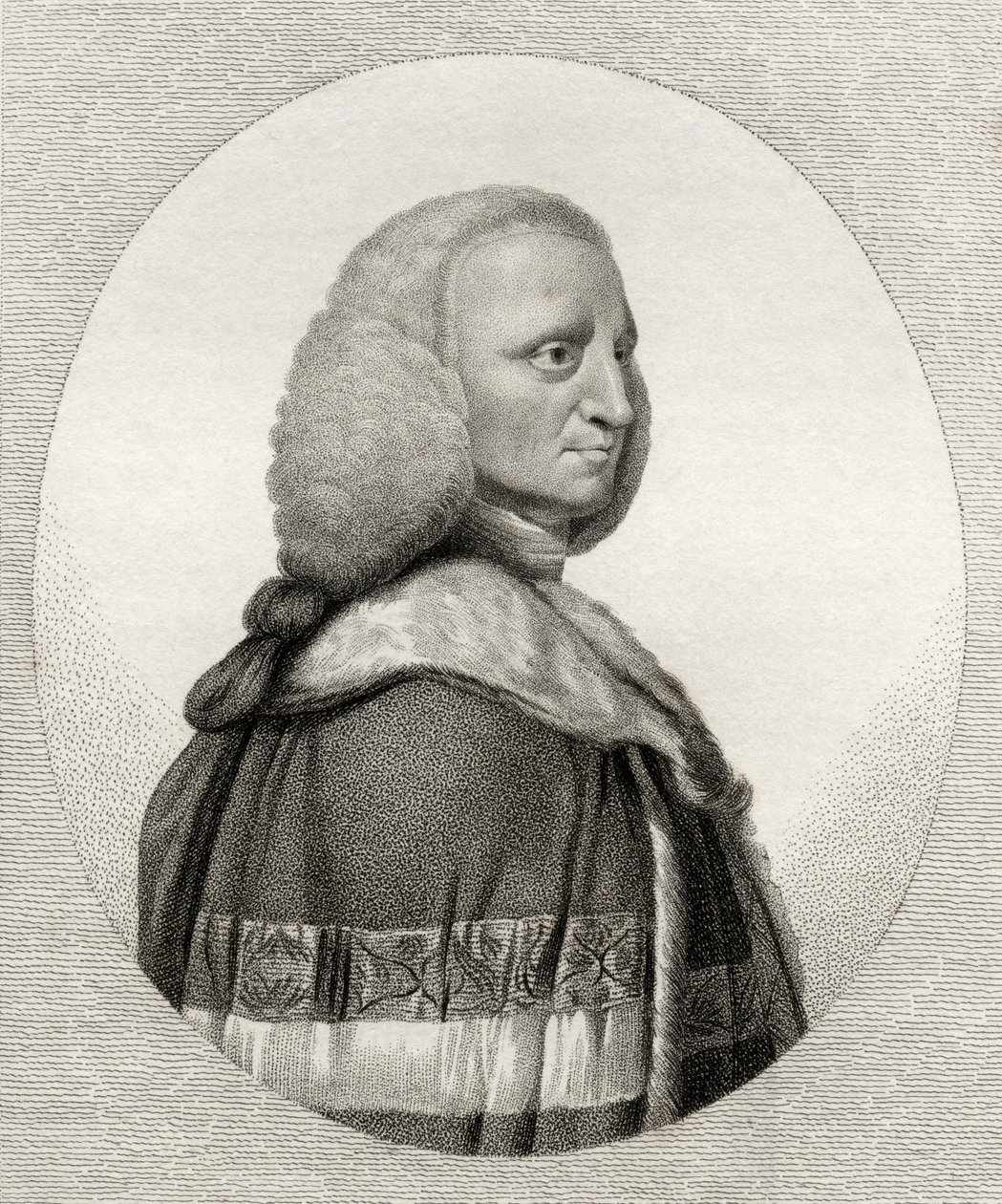 Lord George Lyttleton, inciso da Bocquet, illustrazione da 