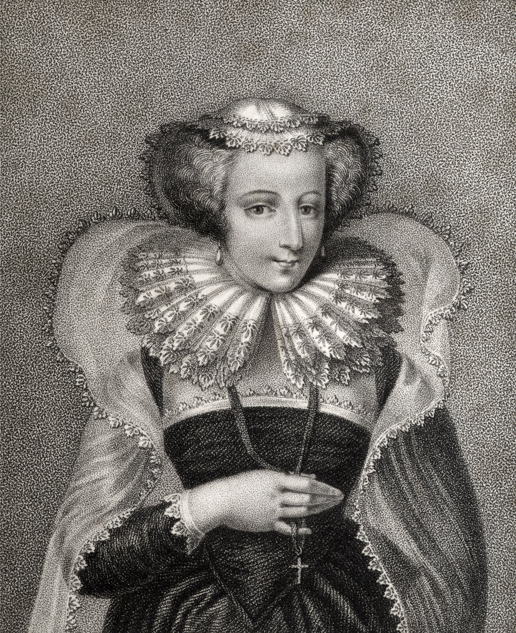 Maria Stuarda, inciso da Bocquet, illustrazione da 