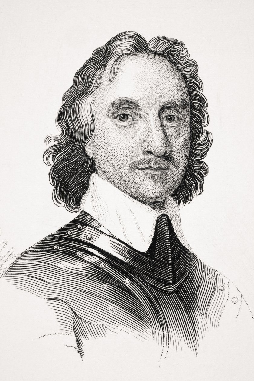 Oliver Cromwell, illustrazione da 