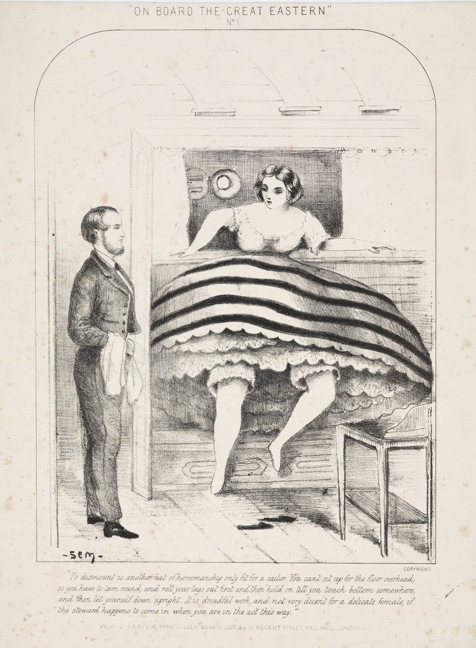 A bordo del Great Eastern No.1, pubblicato da W.H.J. Carter, Londra da English School