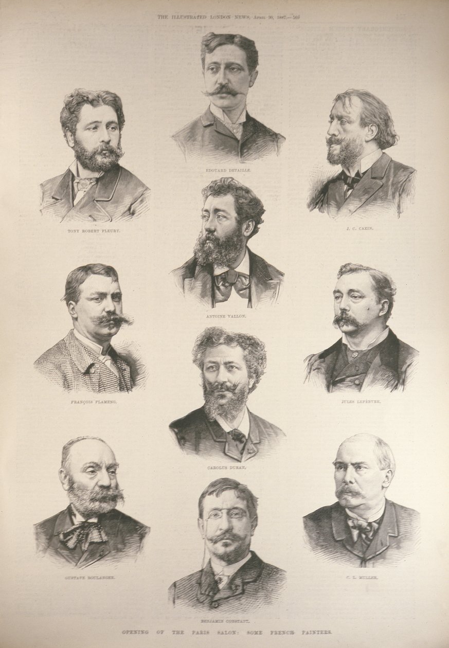 Apertura del Salon di Parigi: Alcuni pittori francesi, da 