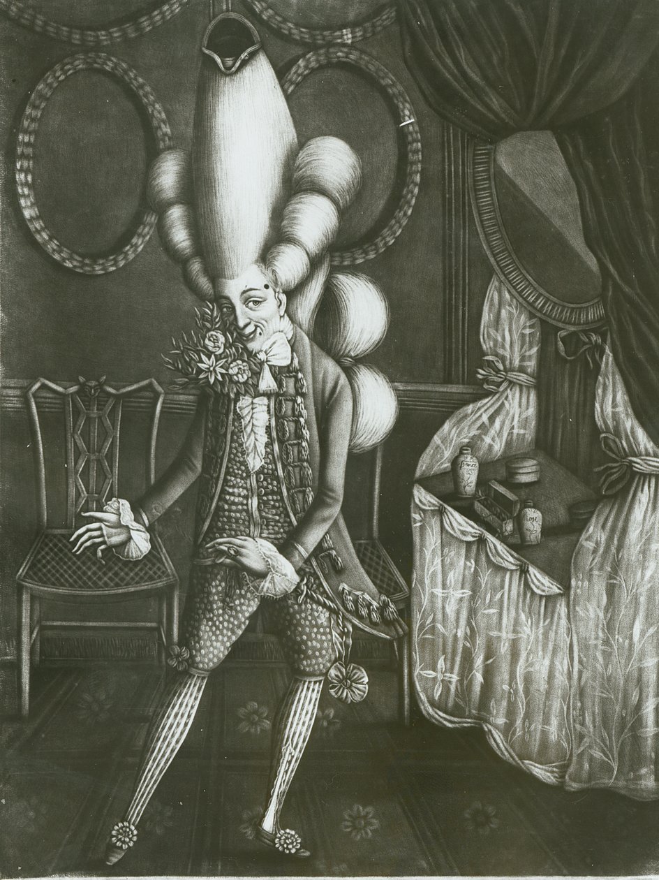 Pantheon Macaroni, 1773 da English School