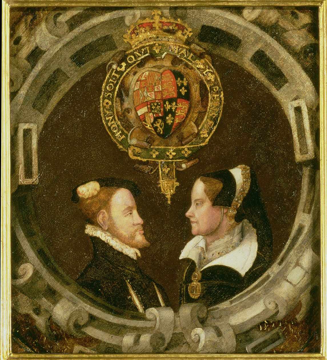Filippo e Maria I (1519-58), c.1555 da English School