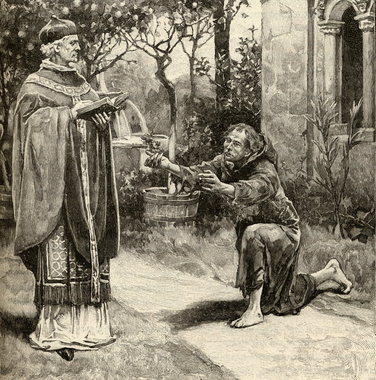 Papa Innocenzo III (1161-1216) e San Francesco d