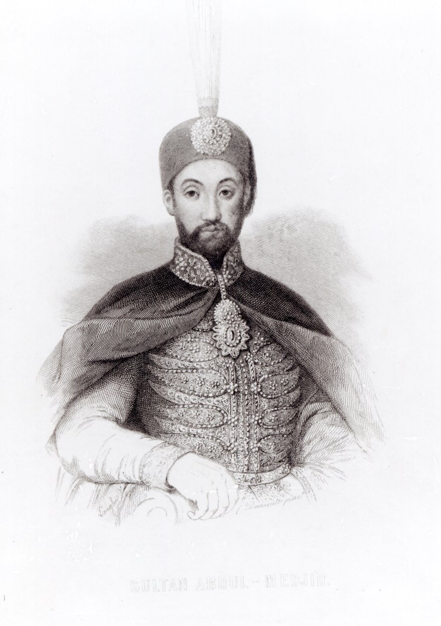 Ritratto di Abdulmecit da English School
