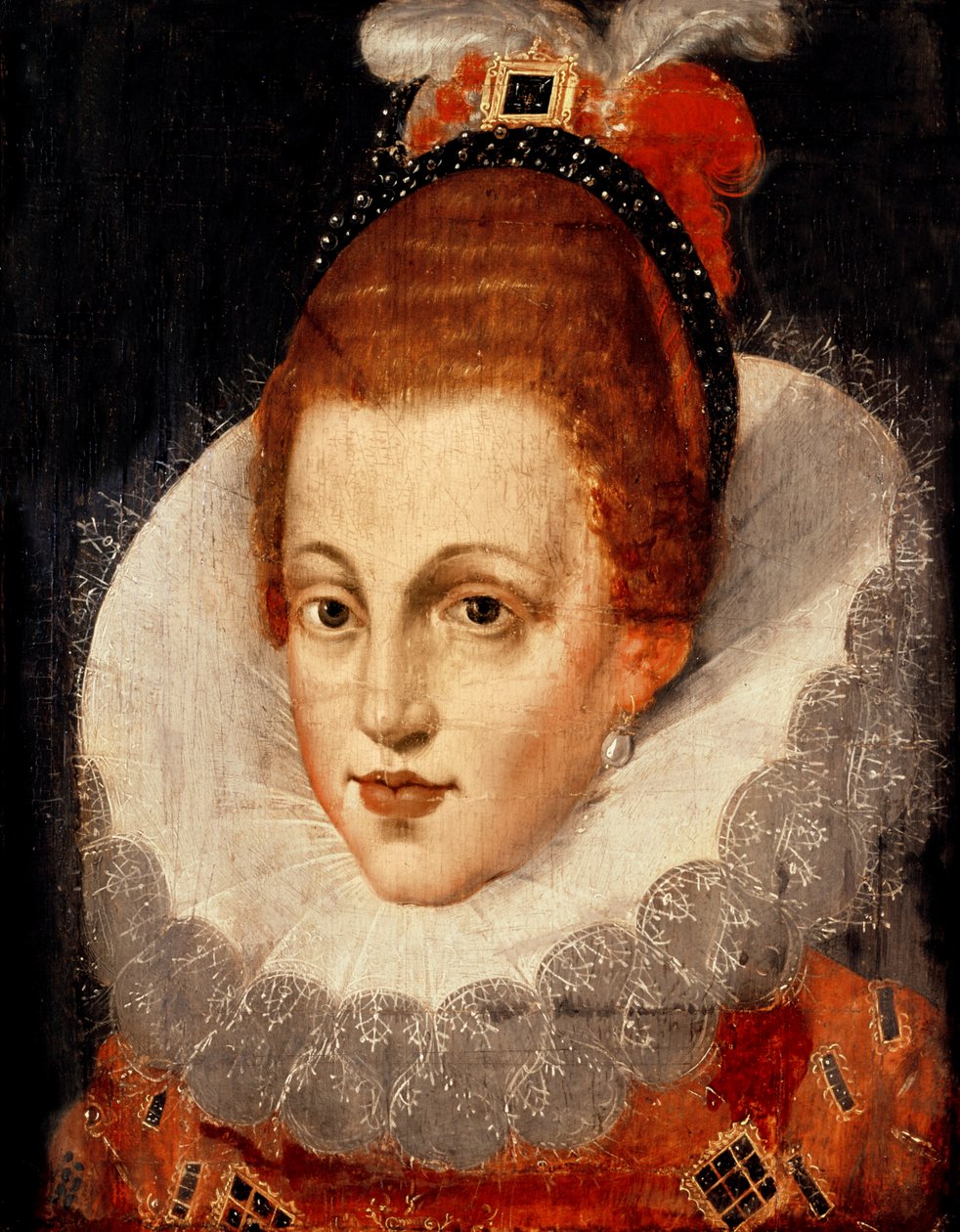 Ritratto di Amy Robsart, Lady Dudley (1532-60) da English School
