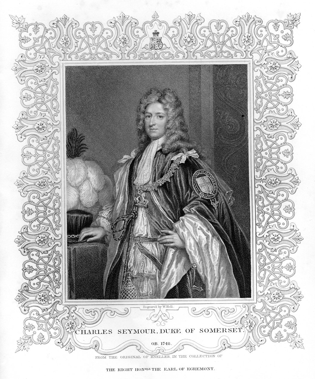Ritratto di Charles Seymour, Duca di Somerset da English School