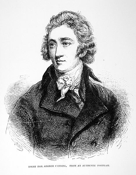 Ritratto di George Canning da English School