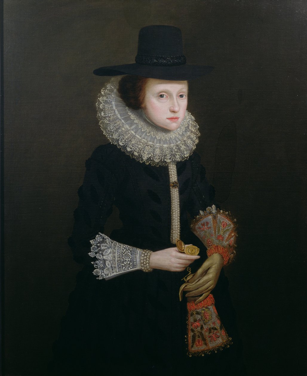 Ritratto di Hester Crispe (nata Ireland), c.1620 da English School