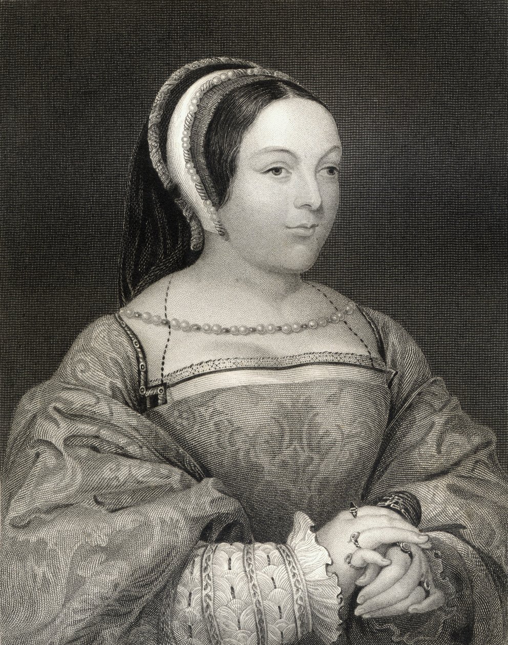 Ritratto di Margaret Tudor (1489-1541) Regina di Scozia, da 