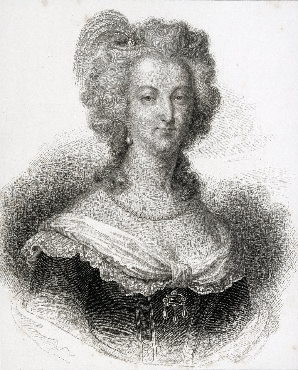 Ritratto di Maria Antonietta (1755-93) da English School