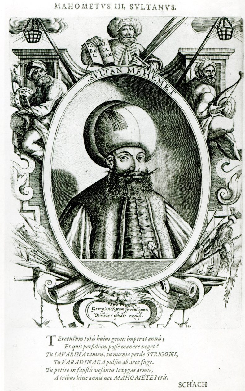 Ritratto di Mehmet III da English School