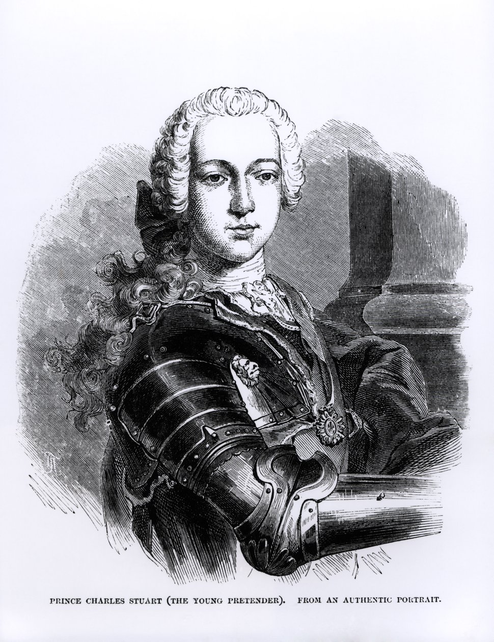 Ritratto del Principe Carlo Edoardo Stuart (1720-88) Il Giovane Pretendente da English School