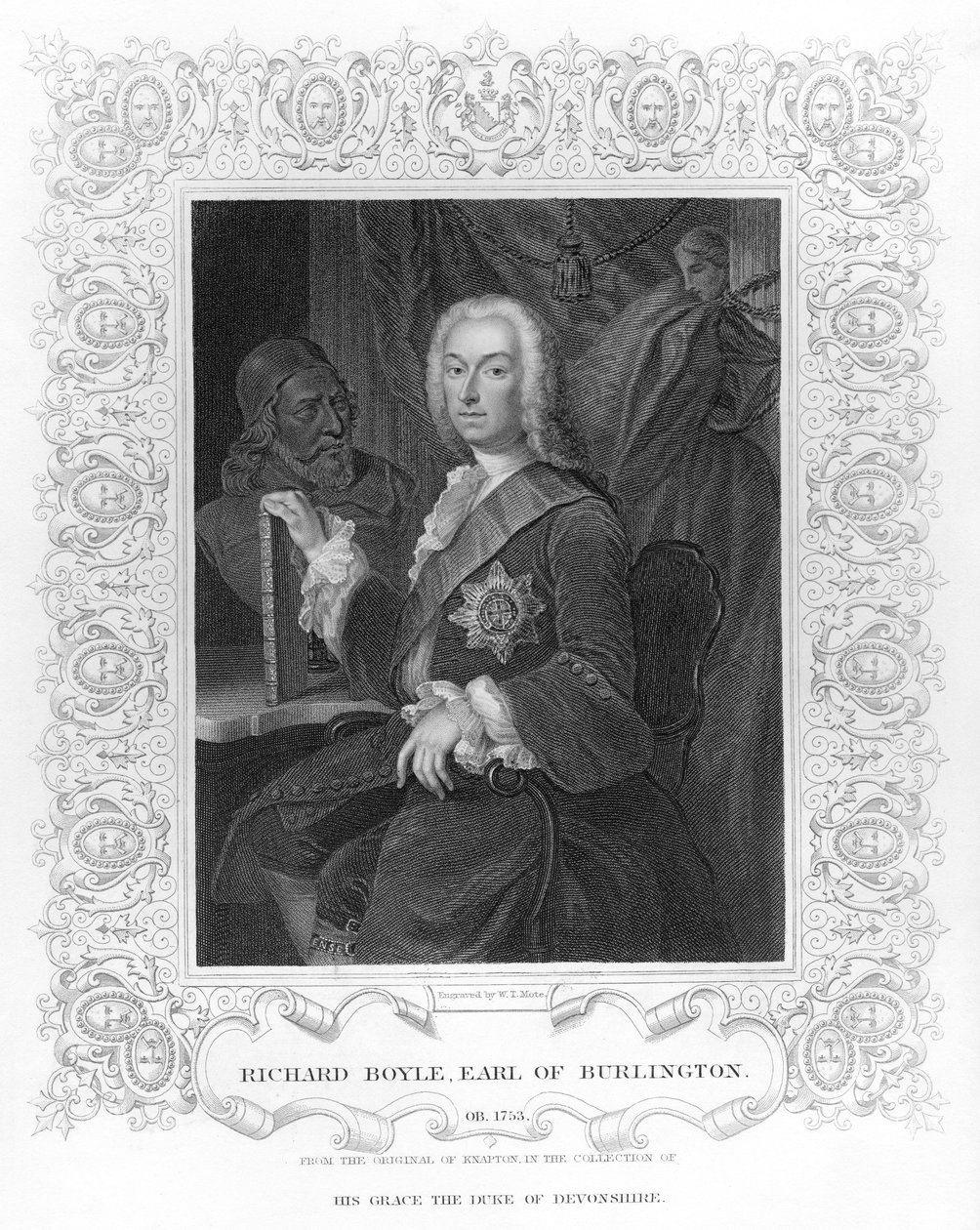 Ritratto di Richard Boyle, conte di Burlington da English School