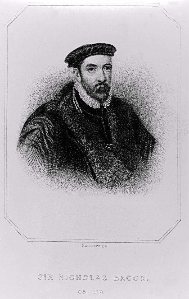 Ritratto di Sir Nicholas Bacon (1510-1579) da 