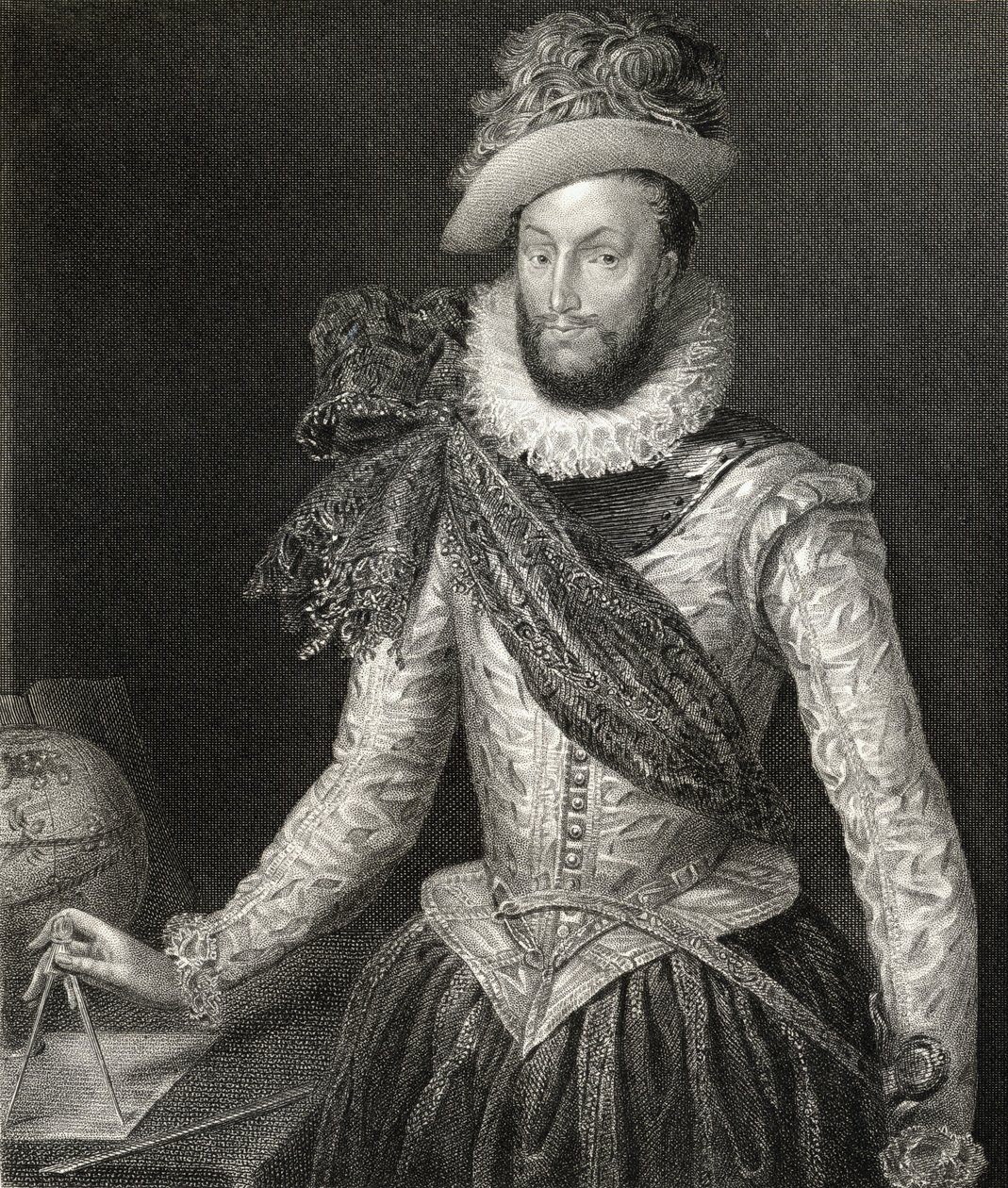 Ritratto di Sir Walter Raleigh (1554-1618) da 