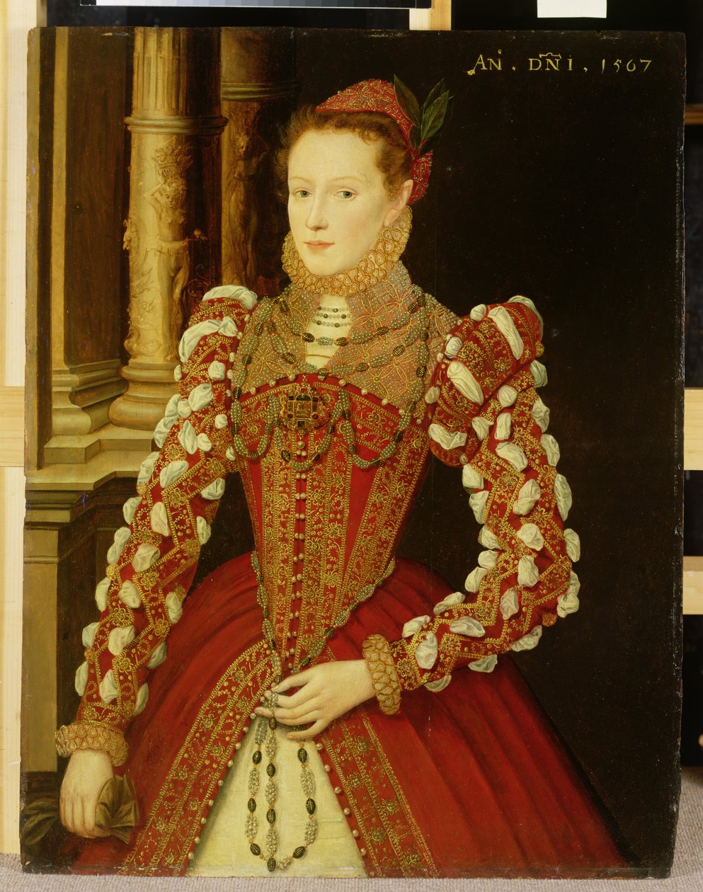 Ritratto di una donna, 1567 da English School