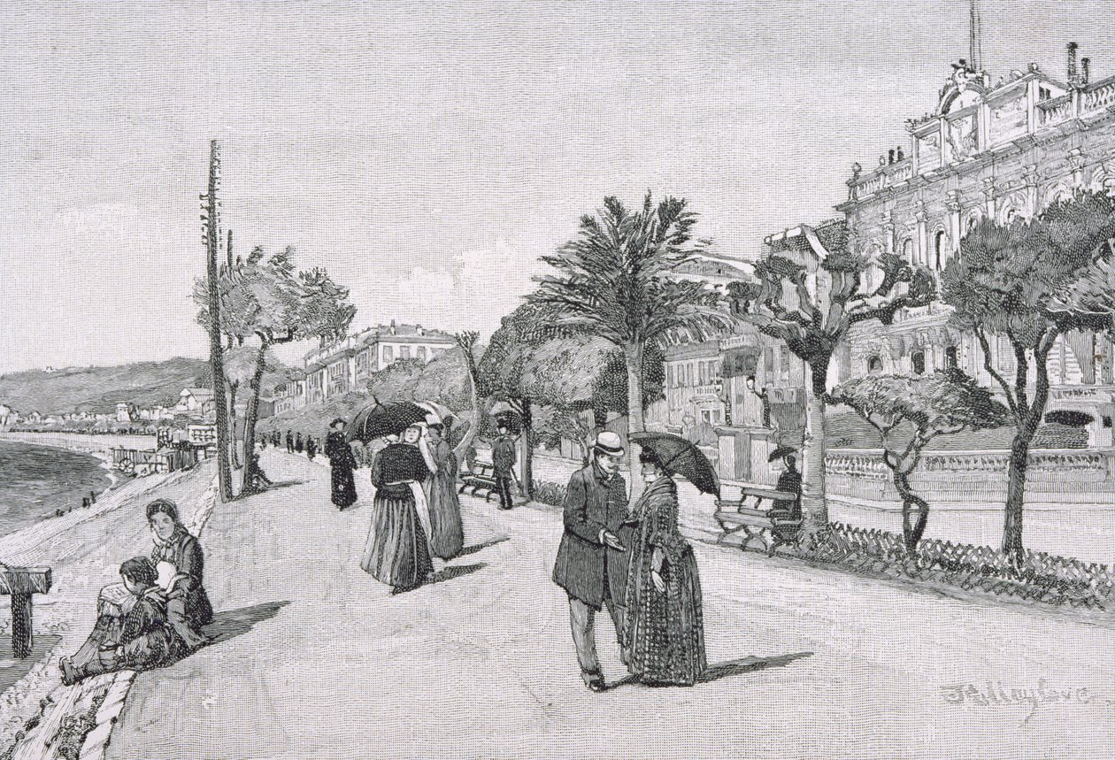 Promenade des Anglais, Nizza, Francia, da 
