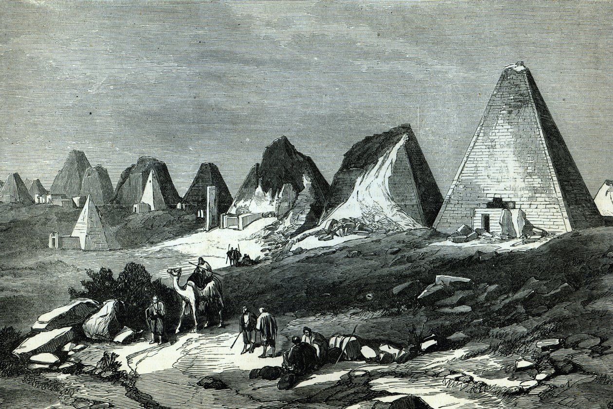Piramidi di Meroe, sul Nilo (il percorso del Generale Gordon), da 