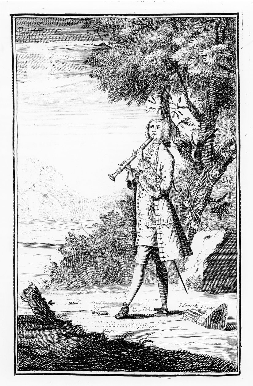 Suonatore di Flauto Dolce, da 