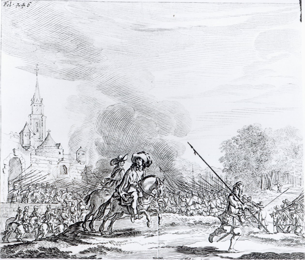 Ritirata dalla Battaglia di Worcester, 3 settembre 1651 da English School
