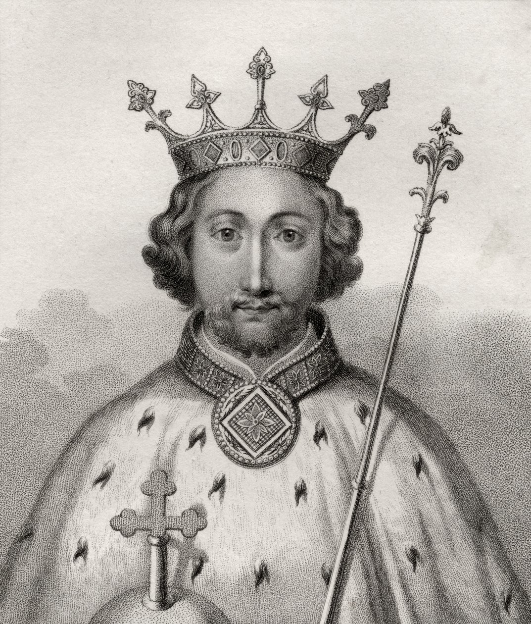 Riccardo II, inciso da Bocquet, da 