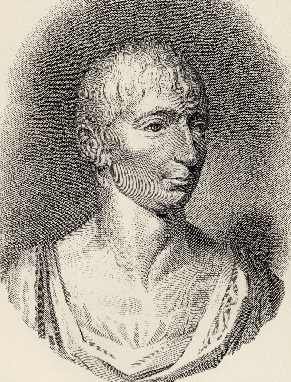 Richard Porson, dopo un busto, inciso da James Fittler, illustrazione da 