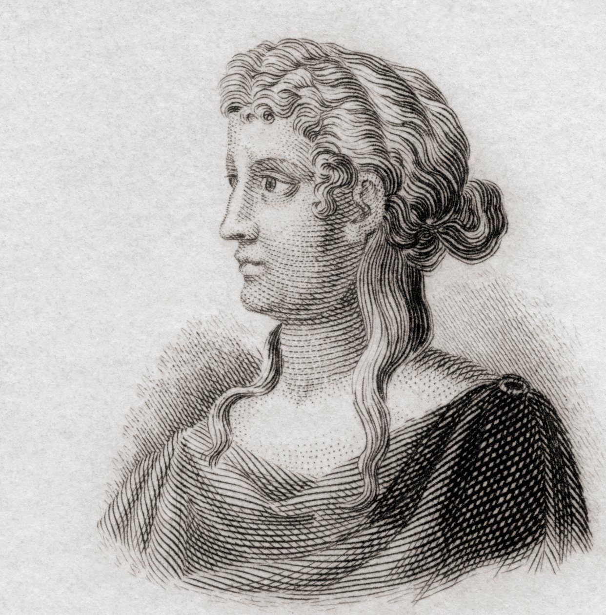 Saffo, 1825 da English School