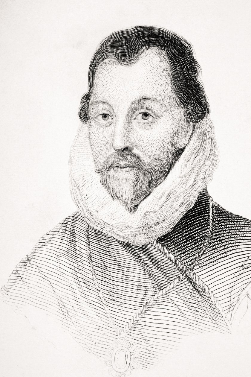 Sir Francis Drake, illustrazione da 