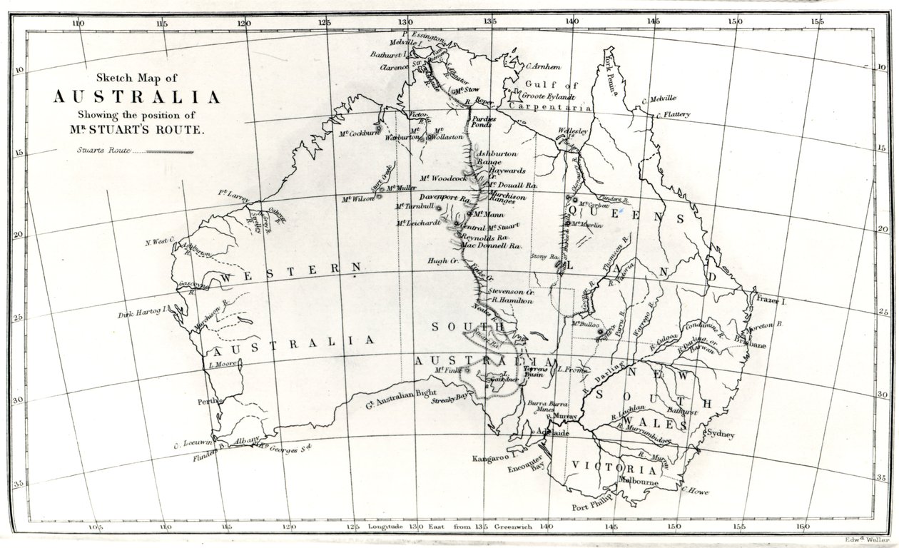 Mappa schizzata dell