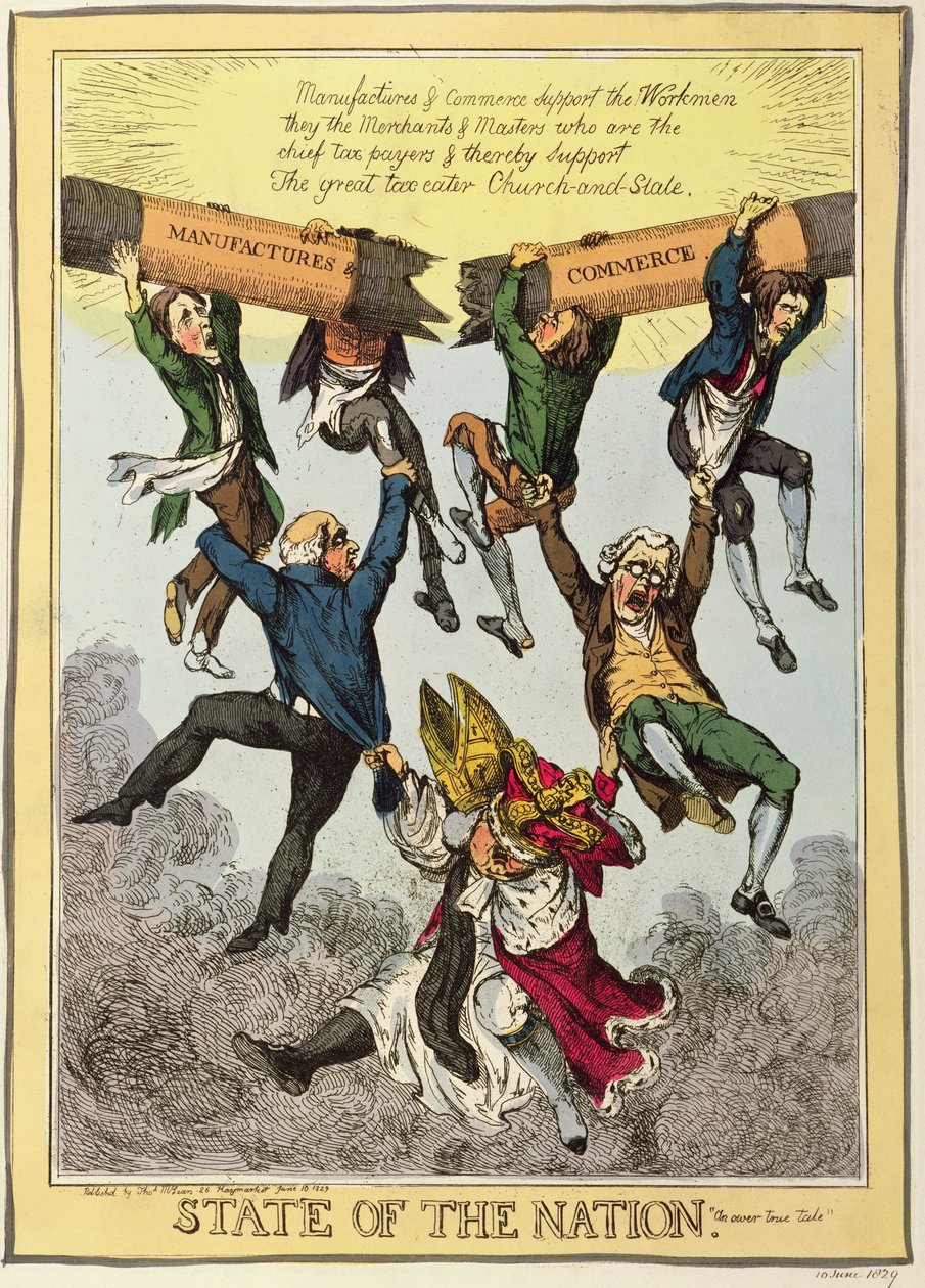 Stato della Nazione, 10 giugno 1829 da English School