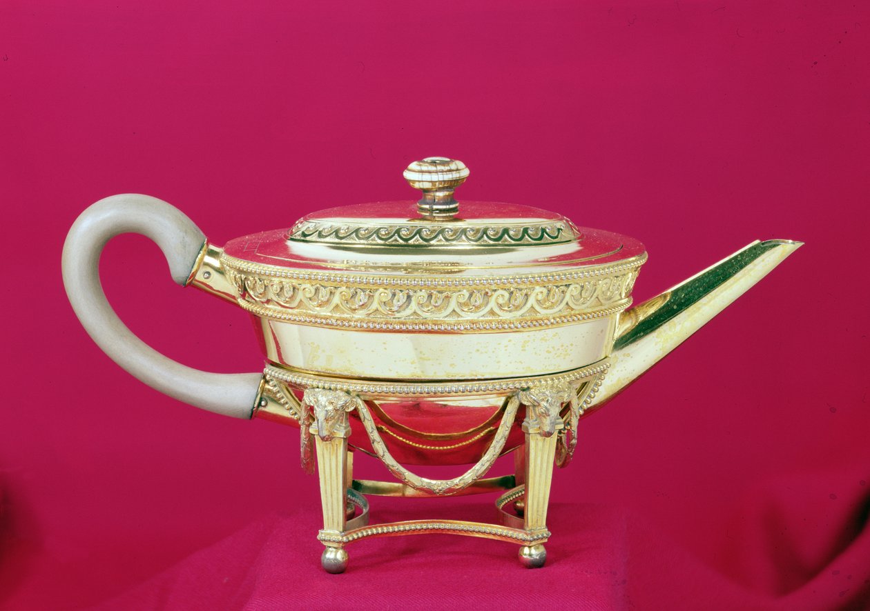 Teiera e supporto, 1784 da English School
